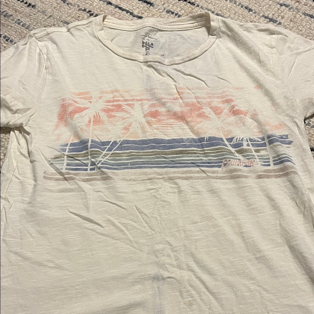 Billabong Palm Beach Graphic Tee - Cream